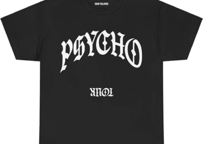 PYSCHO Black T-Shirt